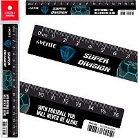 Линейка 16см deVENTE "Super Division" 5091529 пластик,дизайн.