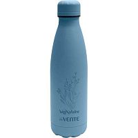 Бутылка-термос 500мл deVENTE 8090563 сумеречно-синяя,нерж.сталь,крышка-пробка,8-12час.