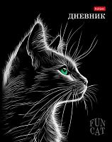 Дневник 1-11кл. ХАТ тв.обл. "Fun cat" 33687 лам.софт-тач,3D-лак