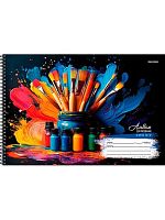 Альбом для рис.48л. Проф-Пресс спираль "Яркие краски" А48-8298