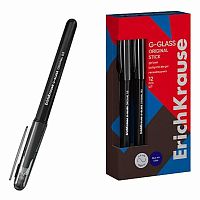 Ручка гелевая EK G-Glass Stick "Original" 61302 чёрный,0,5мм