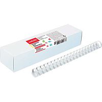 Пружина д/переплета deVENTE 19мм белая  50шт. 4123410