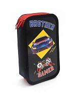 Пенал 3отд. 190*105 ПЧЕЛКА ПО-06110 "Brother gamer" металлиз.картон