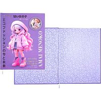 Дневник 1-11кл. deVENTE тв.обл. "Amai Menoko" 2020600 лам.обл.с рамкой д/фото,бел.бум.,фольга