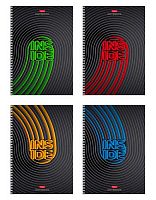 Тетрадь 96л. (клетка) А4 ХАТ спираль "Inside" выб.лак,асс.