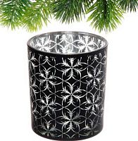 Подсвечник "Фантазия" 201-3865 чёрный,8,5*10см