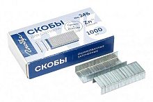 Скобы №24/6 ГЛОБУС 1000шт. С24/6-1000 к/к