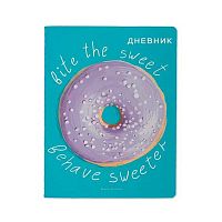 Дневник 1-11кл. BV интегр.обл. "Donut" 10-160/32 мат.лам.софт-тач,беж.бум.
