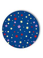 Тарелка бум. Миленд "Звёздочки и кофетти" 18см (6шт) ТМ-2123
