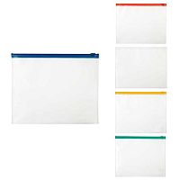 Папка на молнии А5+ Expert Complete "Classic" EC211212005 Zip,асс.,прозр.,полипропил.песок,120мкм