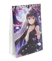 СБ Блокнот А6-  40л. (верх.спираль) "Anime 1" (б/линовки)