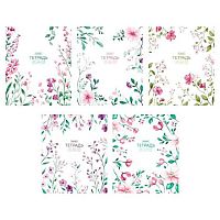 Тетрадь 48л. (клетка) ХАТ "Natural Flowers" тисн.,асс.