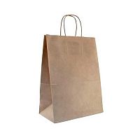 Пакет крафт Микрос 26*35см м108-037 кручен.ручки