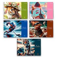 Альбом для рис.48л. SVETOCH спираль "Для тебя" А234 (01621) 100г/м2,асс.