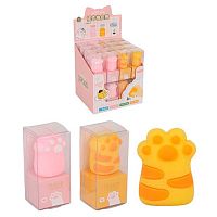 Ластик КОКОС Kuki "Лапка" 231084 каучук,40*30*25мм,фигурн.,асс.