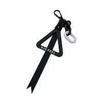 Брелок КОКОС "Triangle" 253034 пластик,чёрный