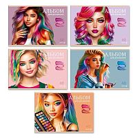 Альбом для рис.40л. SVETOCH "Идеальный образ" А258 (01709) на скобе