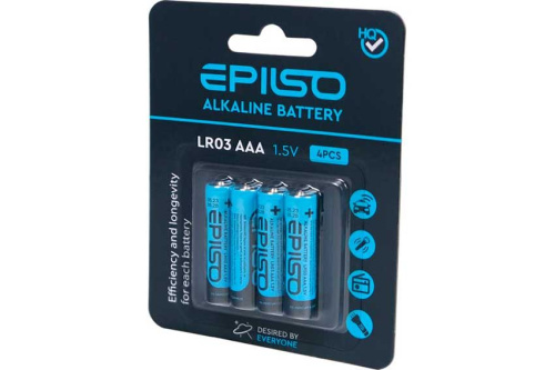 Батарейка EPILSO LR03/AAA 4 Blister Card 1.5V (БП-00000317)