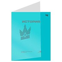 Тетрадь предм. 48л. BG пластик.обл. "Перфокарта-История" 63802 (клетка)