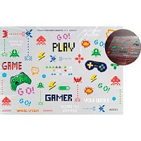 Покрытие настольное deVENTE 70*50см "Level Up Game" 8061432 прозр.PVC,150мкм