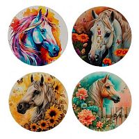 Подставка п/горячее REMECO Символ года 2026 "Лошадь" 823730 керамика,асс.