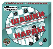 Игра настольная Десятое королевство "Шашки-нарды" 00104
