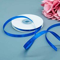 Лента 0,6см*22,85м атласная ярко-синяя Микрос ч37700