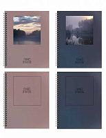 Тетрадь 96л. (клетка) Schoolformat спираль "Пейзаж с рамкой" ТОГК96-ПСР мел.карт.,спл.уф-лак