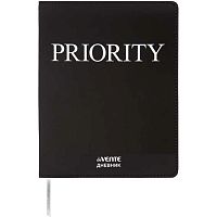 Дневник 1-11кл. deVENTE интегр.обл. "Priority" 2222508 кож.зам.,бел.бум.,шелкогр.