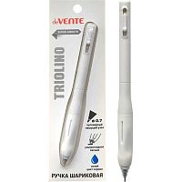 Ручка авт. шар. deVENTE "Triolino.Pulsar" 5070609 синяя,0,7мм,бел.корп.софт-тач,трехгр.грип,блист.