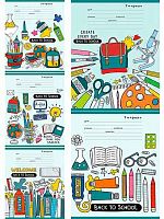 Тетрадь 12л. (линейка) Проф-Пресс Legend "Собираемся в школу" 12-4653 цв.мел.обл.,асс.