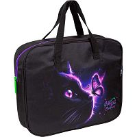 Папка пластик,с ручками А4 deVENTE "Magic Dream" 8057666 с расш.8см,полиэстер,удлин.ручки