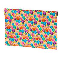 Бумага упак. 70*100см ЧУДО ПРАЗДНИК "Звёзды" глянц. (1лист в рулоне) WP-114557-MM