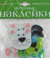 Наклейки декор. АЛЬТ "Котята и щенята" 2-093/05 фетровые