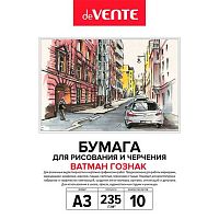 Папка для рисования и черчения А3 10л. deVENTE 2132600 Гознак 235г/м2,мел.карт.,пластик/пакет