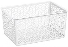 Корзинка д/хранения 317-7105 2213132 2901 белая,23*16*11см