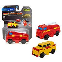 Игрушка 1TOY Автовывернушка "Пожарная машина – Джип" Т18277 пластик.,8см,блистер