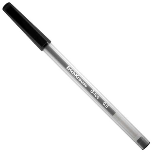 Ручка гелевая EK G-ICE 39004 черный,0.5мм