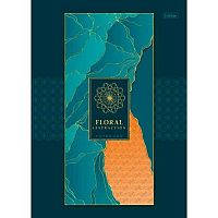 Бизнес-блокнот А4  80л. ХАТ тв.обл. "Абстракция" 23793 5цв.блок клетка,мат.лам.,3D фольга