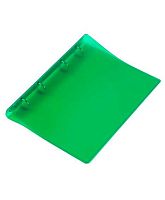 Обложка д/тетрадных блоков ДПС 2419.БК-508 (166*223) зелёный,ПВХ,500мкм,на кольцах