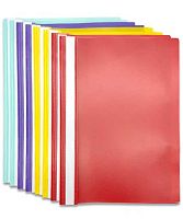 Скоросшиватель пластиковый А4 INTELLIGENT "Ассорти" DH-52 прозр.верх.,120/160мкм