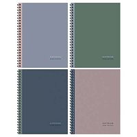 Тетрадь120л. (клетка) BG спираль "Monocolor. Double" 12748 тв.обл.,мат.лам.