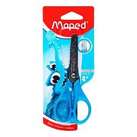 Ножницы 13см MAPED "Essentials" 464290 голубые,симметричные,блист.