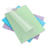 Тетрадь 48л. (клетка) А4 EK пластик.обл. "Классика CoverPrо" 56404 асс.