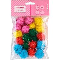 Набор д/творчества deVENTE "Помпоны" 8000058 20шт.,25мм.,с блёст.асс.цветов