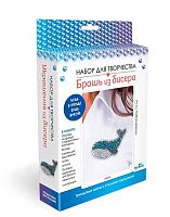 Набор д/творчества ОРИГАМИ Брошь из бисера "Кит" 08268