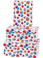 Коробка подар. 3в1 Миленд "Праздник" прямоуг. КОР-9204 (23*16*9,5-19*12*6,5см)