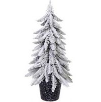 Ёлка в горшке "Заснеженное утро" 17*17*34см 848-449