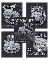 Тетрадь 48л. (клетка) ХАТ "Улыбайся" скругл.углы,5в.