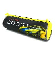 Пенал-тубус ПЧЕЛКА 210*65 ПТ-22 "Блестящий авто" на молн.,печать на ткани